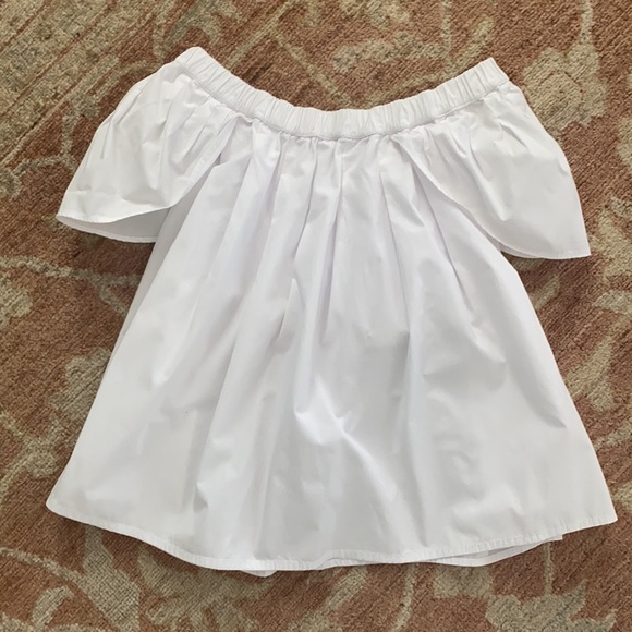 MLM cotton poplin off the shoulder top - Picture 4 of 4